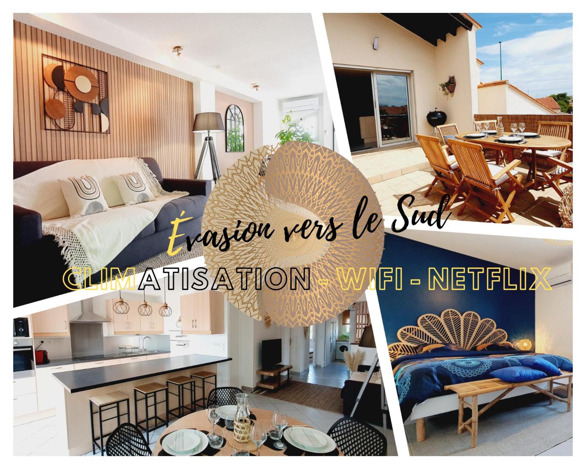 Agreable T3 - Evasion Vers Le Sud - Saleilles Exterior photo